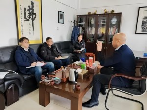 沈陽市沈河區(qū)萬蓮街道辦事處田猛主任到沈陽萬益集團調研